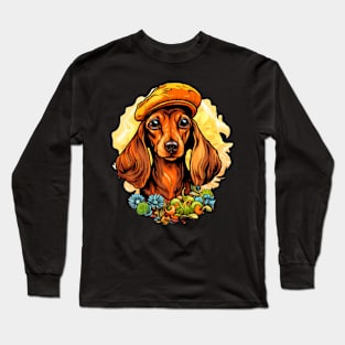 Psilocybin Dachshund Long Sleeve T-Shirt